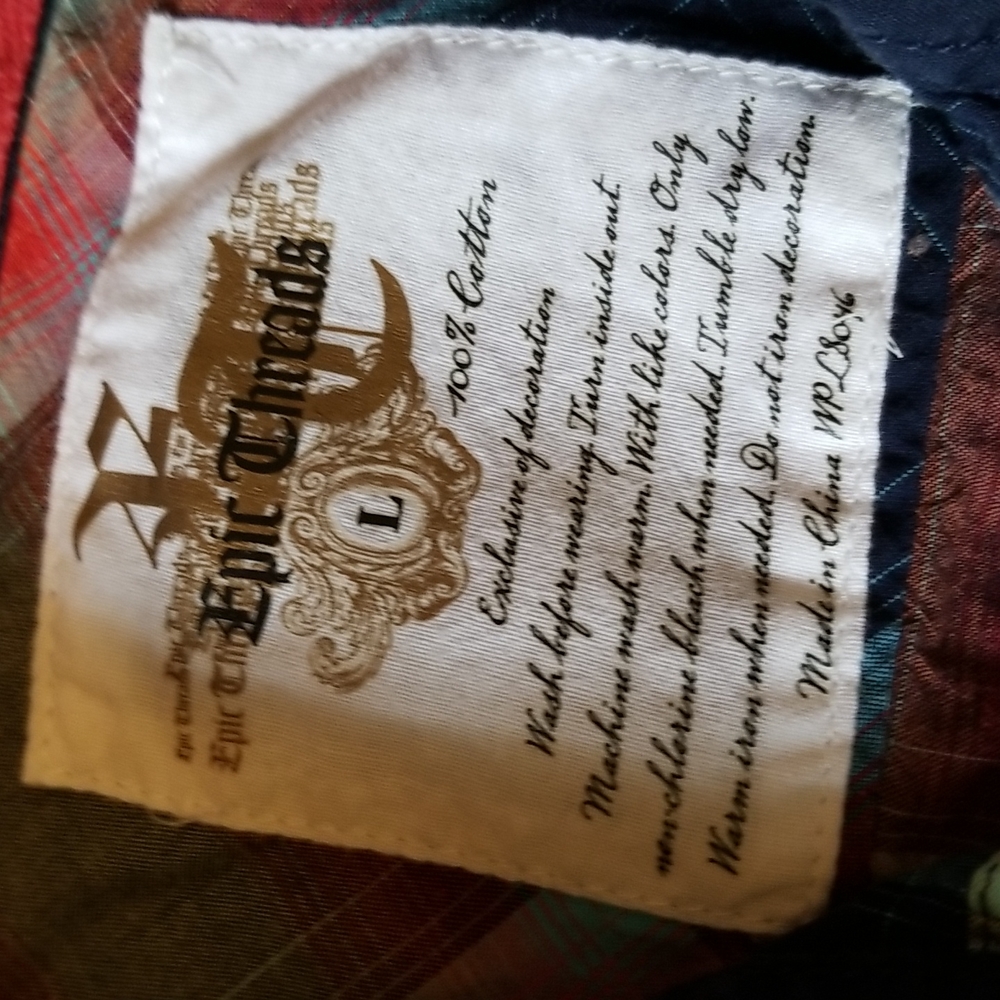 Bundle of Boy's Long Sleeve Shirts, Size Large - Picture 11 of 13